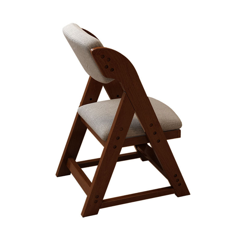 Contemporary Style Chair Dining Armless Side Chairs with Wooden Legs