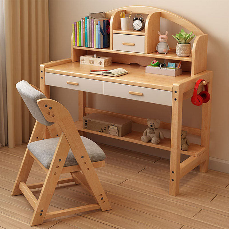 Contemporary Style Chair Dining Armless Side Chairs with Wooden Legs