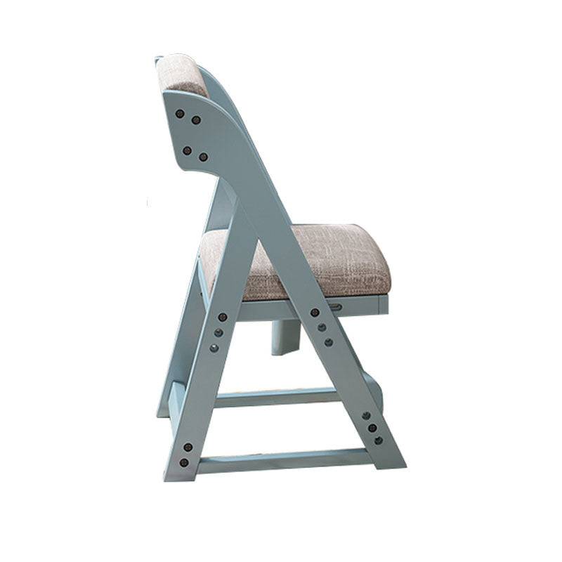 Contemporary Style Chair Dining Armless Side Chairs with Wooden Legs