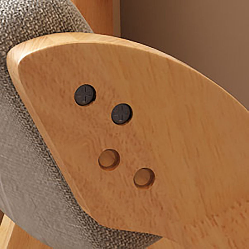 Contemporary Style Chair Dining Armless Side Chairs with Wooden Legs