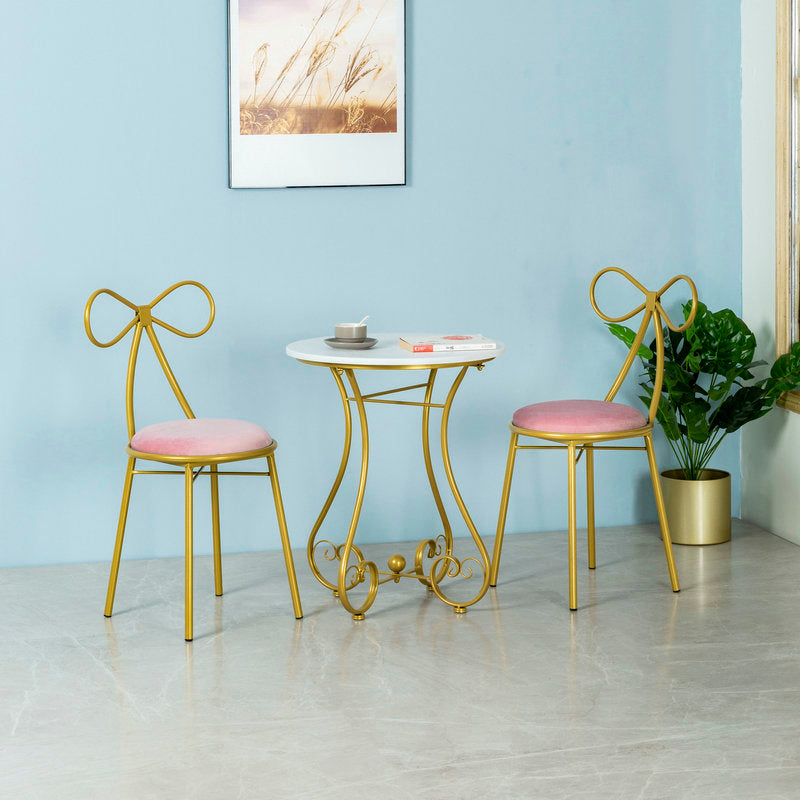 Contemporary Solid Wood End Table Metal Frame Gross Legs Sofa Side Accent Table