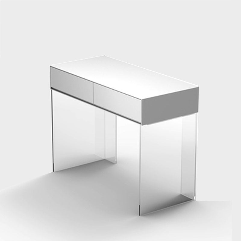 Contemporary Vanity 2 Storage Drawers 29.52" H Make-up Vanity Desk