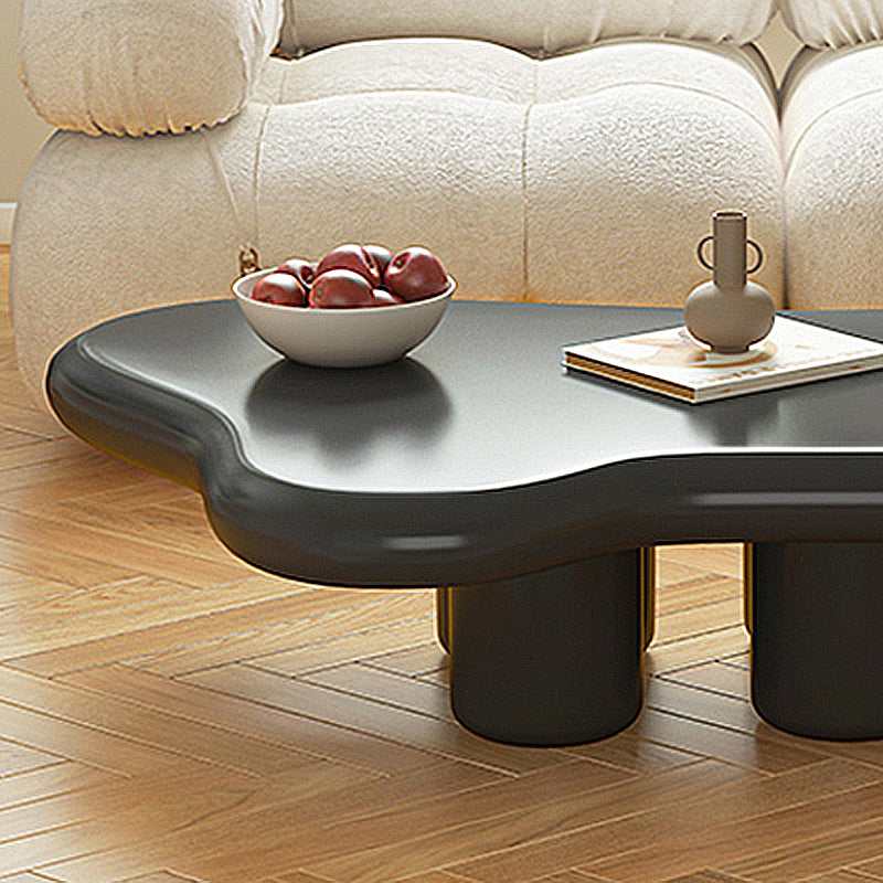 Scandinavian Wooden Coffee Table Free form 3 Legs Coffee Table Set