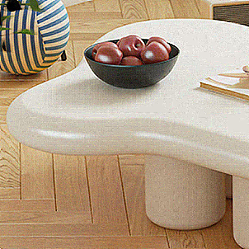 Scandinavian Wooden Coffee Table Free form 3 Legs Coffee Table Set