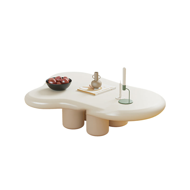 Scandinavian Wooden Coffee Table Free form 3 Legs Coffee Table Set
