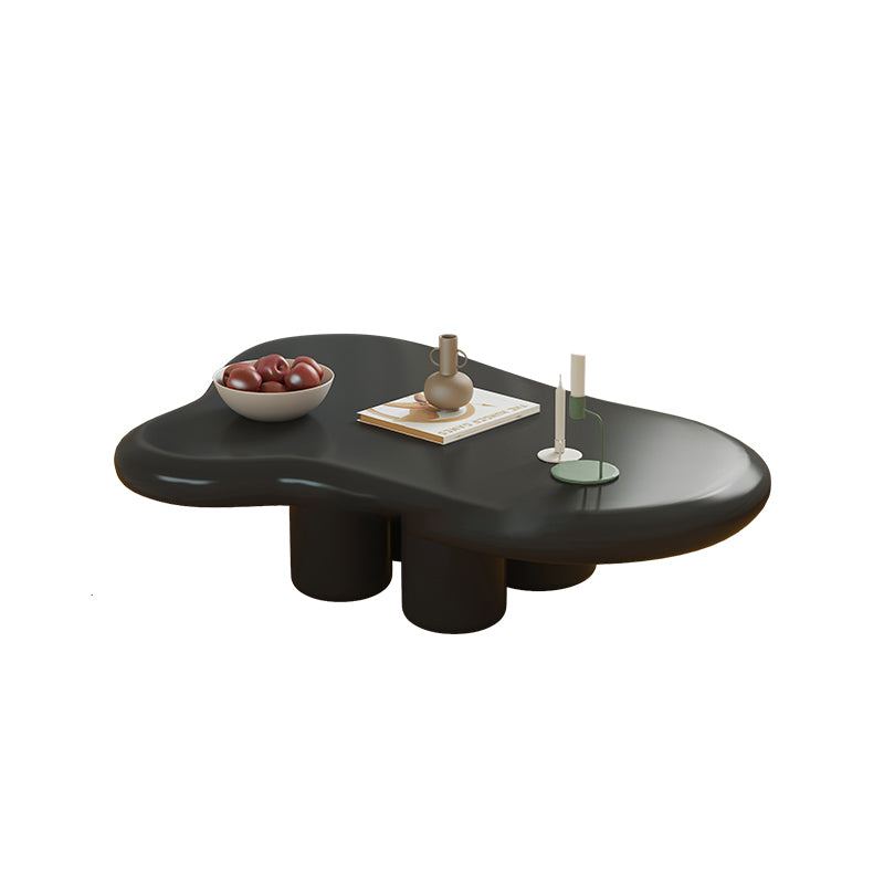 Scandinavian Wooden Coffee Table Free form 3 Legs Coffee Table Set