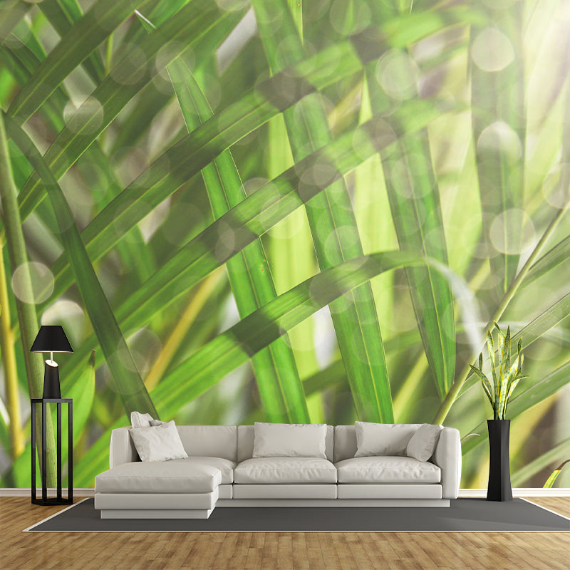 Exquisite Wall Mural Tropical Plant Leaf Print Sitting Room Wall Mural