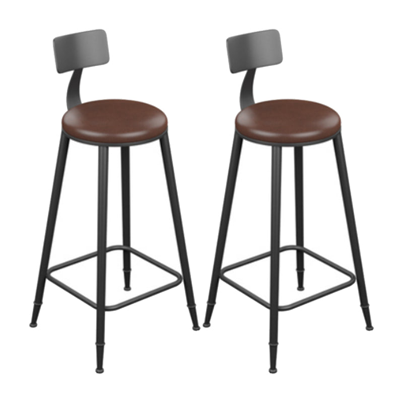 Industrial Wooden Bar Table Set 1/2/4/5 Pieces Rectangle Bar Table and Backless Bar Stools