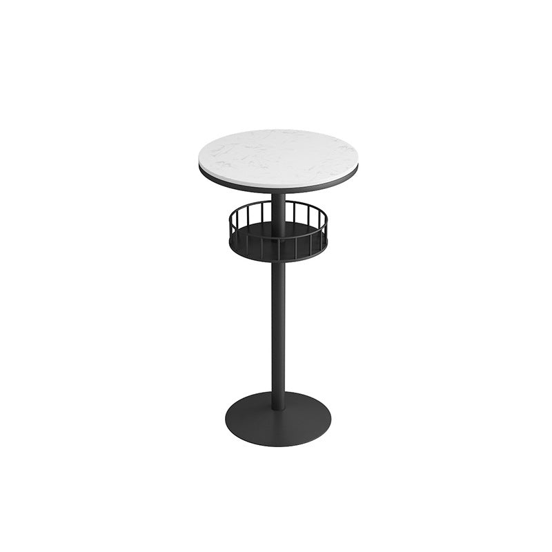 Glam Stone Bar Table Set 1/3 Pieces Round Counter Table for Indoor