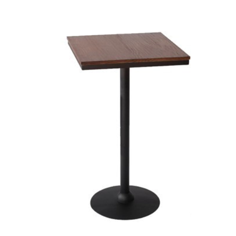 Industrial Brown Bar Table Set 1/3/5 Pieces Solid Wood Counter Table for Indoor