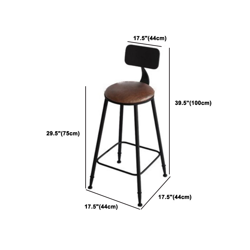 Industrial Brown Bar Table Set 1/3/5 Pieces Solid Wood Counter Table for Indoor