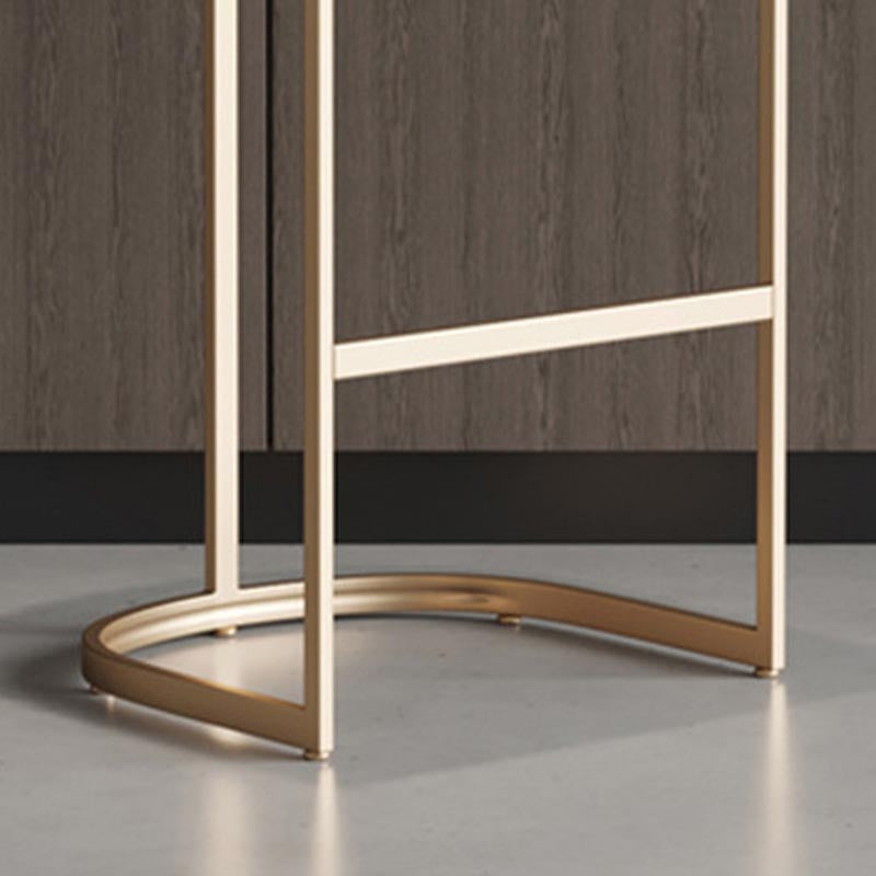 White Rectangle 1/2/3 Pieces Bar Stool and Table Set Indoor Glam Table and Stool Set