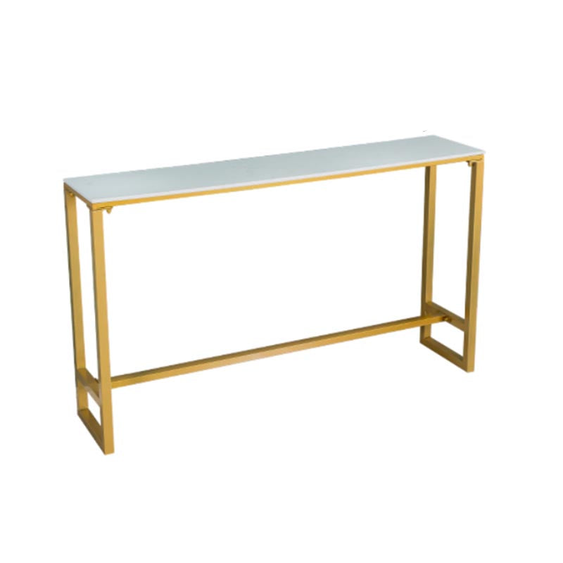 Glam 1/4/6 Pieces Counter Height Set Wood and Metal Rectangle Pub Dining Set