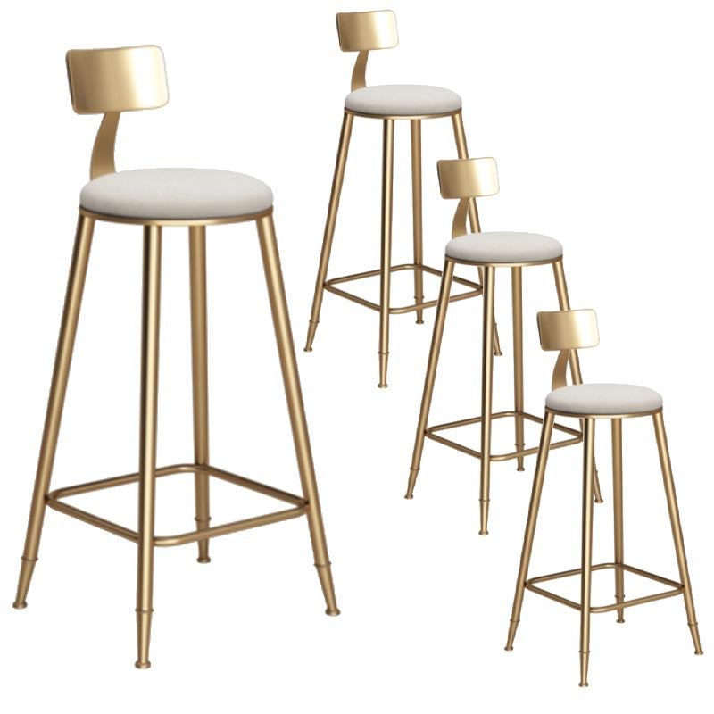 Glam 1/4/6 Pieces Counter Height Set Wood and Metal Rectangle Pub Dining Set