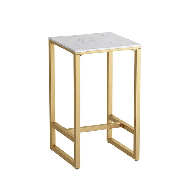 Glam 1/2/3/5 Pieces Counter Set Coffee Shop Trestle Stone Table and Stool Set