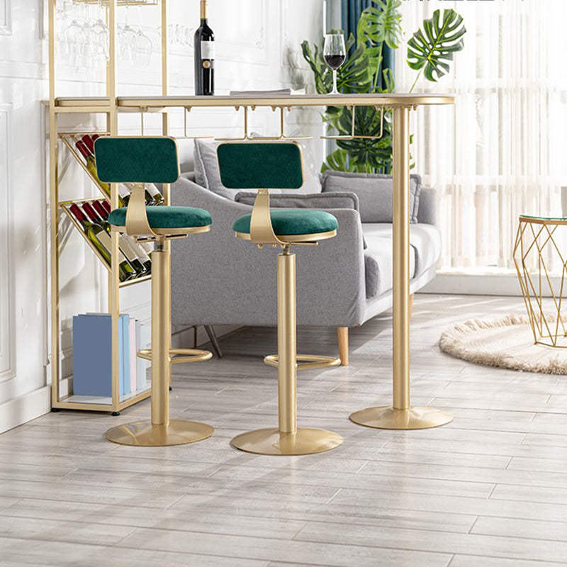 Modern Pub Dining Set 1/2/3 Pcs Stone Bar Table with Adjustable Stools