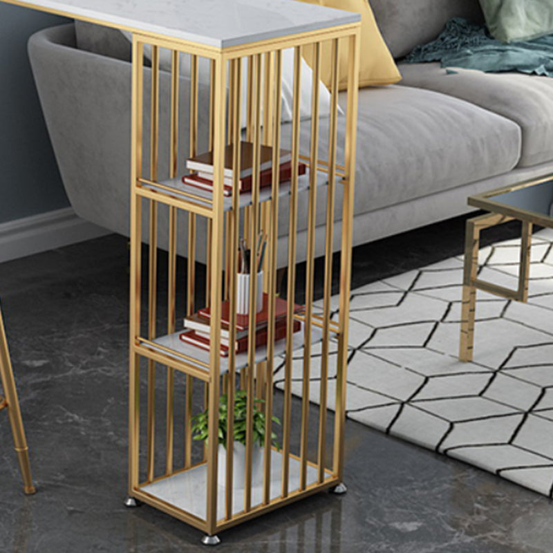 Glam Faux Marble Bar Table 1/2/3 Pieces Rectangle Counter Table