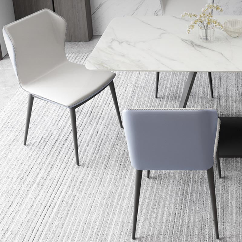 Modern Sintered Stone Top Dining Set Rectangular 1/4/5/7 Pieces Dining Room Table Set