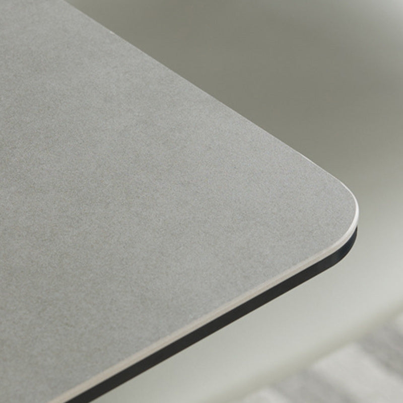 Modern Sintered Stone Dining Set Rectangle 1/2/5/7 Pieces Dining Room Table Set in Grey