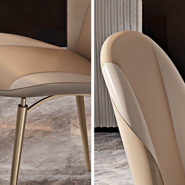 Nordic Glam Style Sintered Stone Round Table Set 1/3/5/6/7 Pieces Dining Set