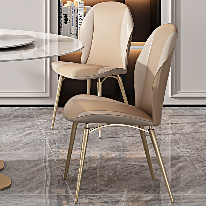 Nordic Glam Style Sintered Stone Round Table Set 1/3/5/6/7 Pieces Dining Set