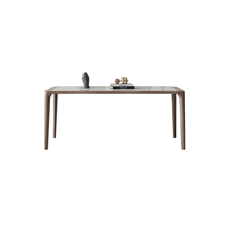 Contemporary Style Sintered Stone Rectangle Table Set 1/4/5/7 Pieces Dining Set