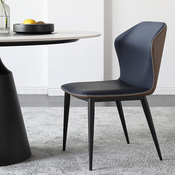 Contemporary Sintered Stone Round Table Set 1/4/7 Pieces Dining Set