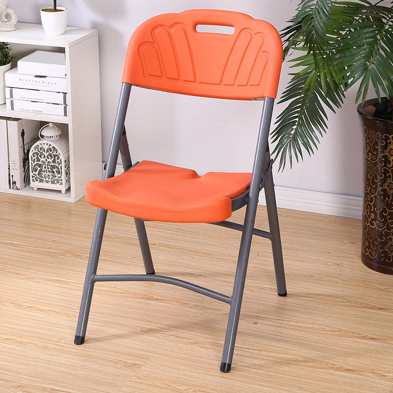 Armless Foldable Conference Chair Modern Plastic Office Chair
