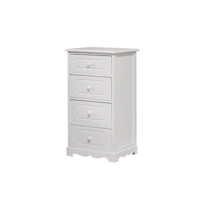 12" W Solid Wood Lingerie Chest Vertical Storage Chest with Drawers