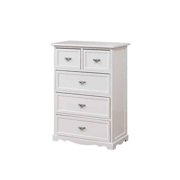 12" W Solid Wood Lingerie Chest Vertical Storage Chest with Drawers