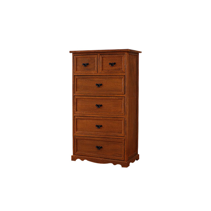 12" W Solid Wood Lingerie Chest Vertical Storage Chest with Drawers