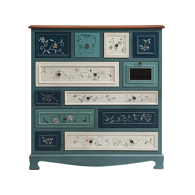 Artificial Wood Storage Chest Vintage Storage Chest Dresser with Drawers