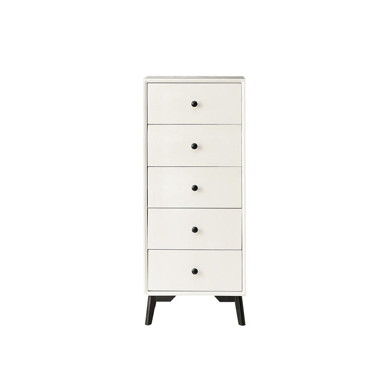 16" W Vertical Wooden Lingerie Chest Modern Storage Chest Dresser with Drawers