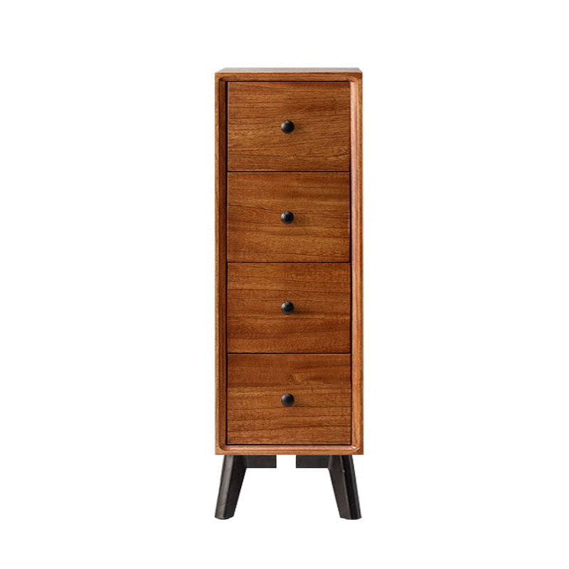 16" W Vertical Wooden Lingerie Chest Modern Storage Chest Dresser with Drawers