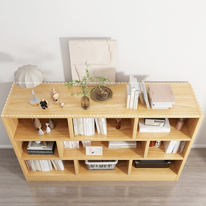 39.4" H X 9.1"W Engineered Wood Bookcase Modern Closed Back Standard Book Shelf