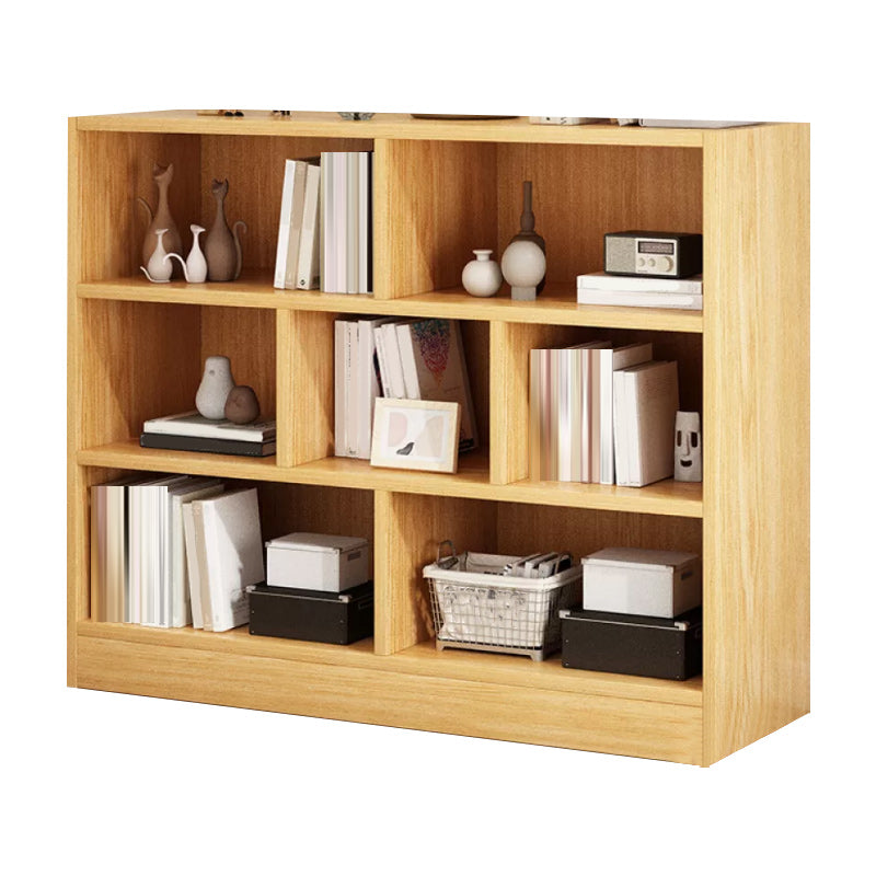 39.4" H X 9.1"W Engineered Wood Bookcase Modern Closed Back Standard Book Shelf