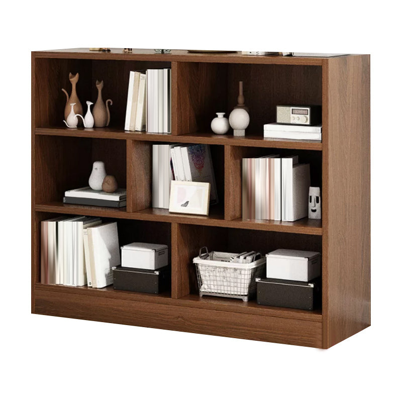 39.4" H X 9.1"W Engineered Wood Bookcase Modern Closed Back Standard Book Shelf