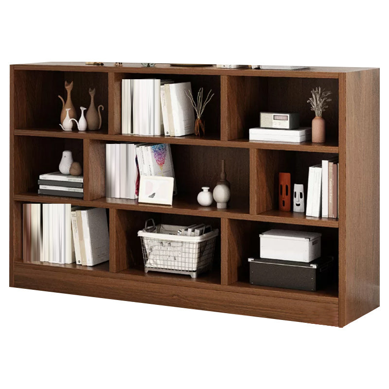 39.4" H X 9.1"W Engineered Wood Bookcase Modern Closed Back Standard Book Shelf