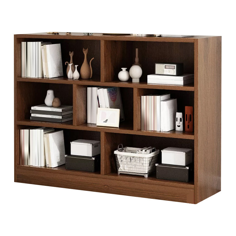 39.4" H X 9.1"W Engineered Wood Bookcase Modern Closed Back Standard Book Shelf