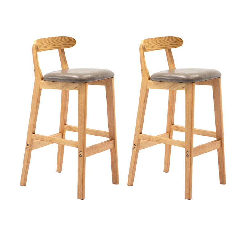 Scandinavian Wood Stool Fabric Cushion in Matte Finish for Indoor