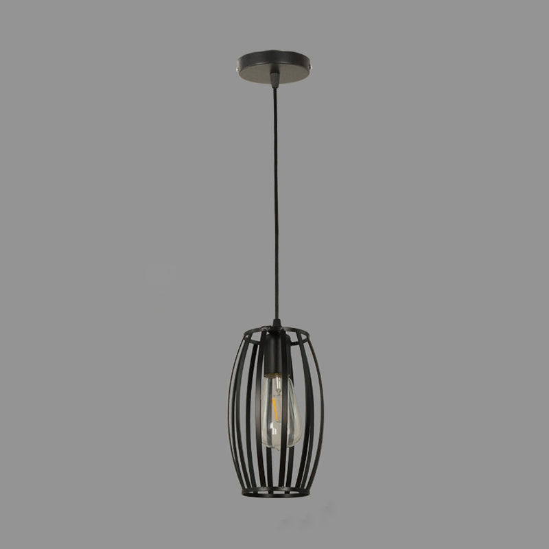 Geometric Island Light Industrial Hanging Lighting Fixture for Dining Room