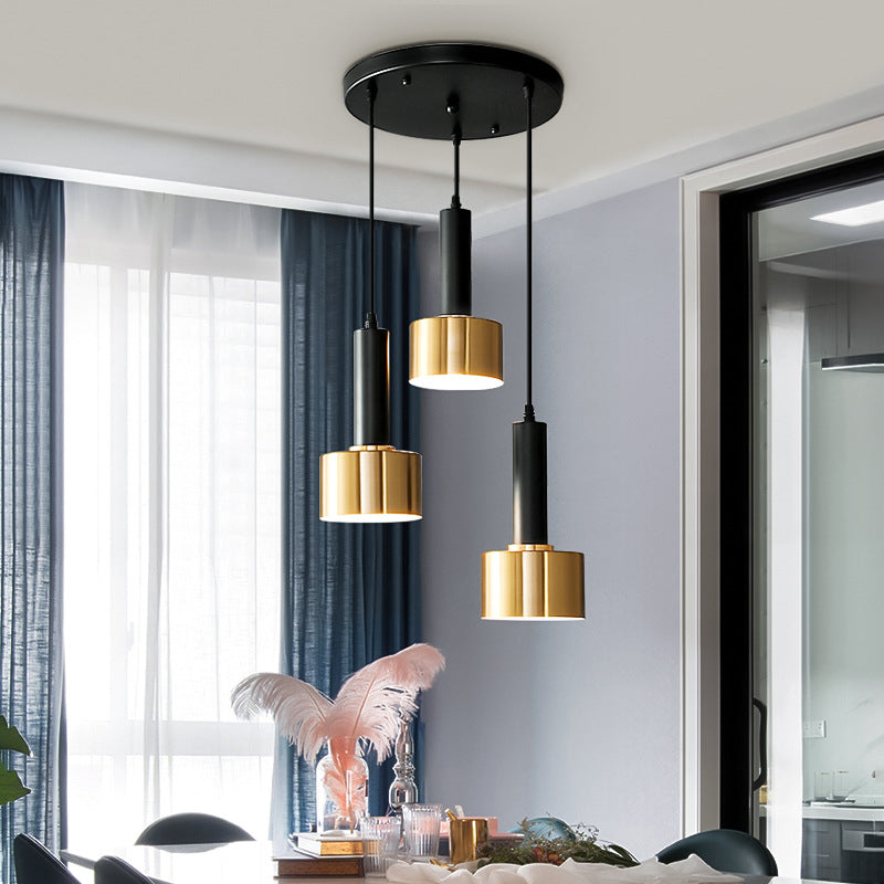 Household Metal Island Light Industrial Hanging Lighting Fixture for Dining Room