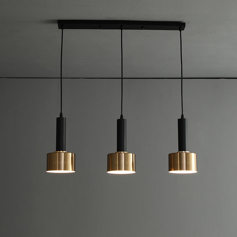 Household Metal Island Light Industrial Hanging Lighting Fixture for Dining Room