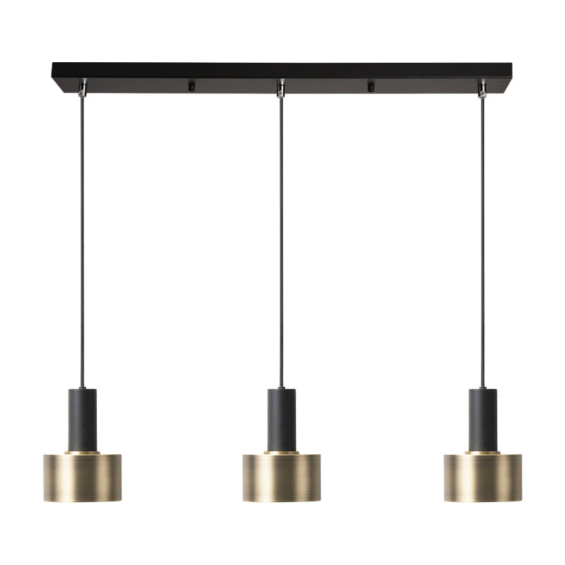 Household Metal Island Light Industrial Hanging Lighting Fixture for Dining Room