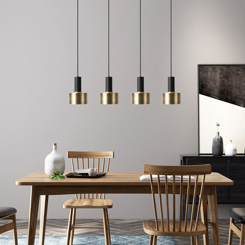 Household Metal Island Light Industrial Hanging Lighting Fixture for Dining Room