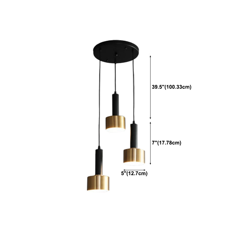Household Metal Island Light Industrial Hanging Lighting Fixture for Dining Room