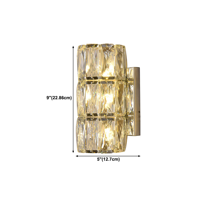 Post-Modern Wall Sconce Crystal Wall Light Fixture for Hallway