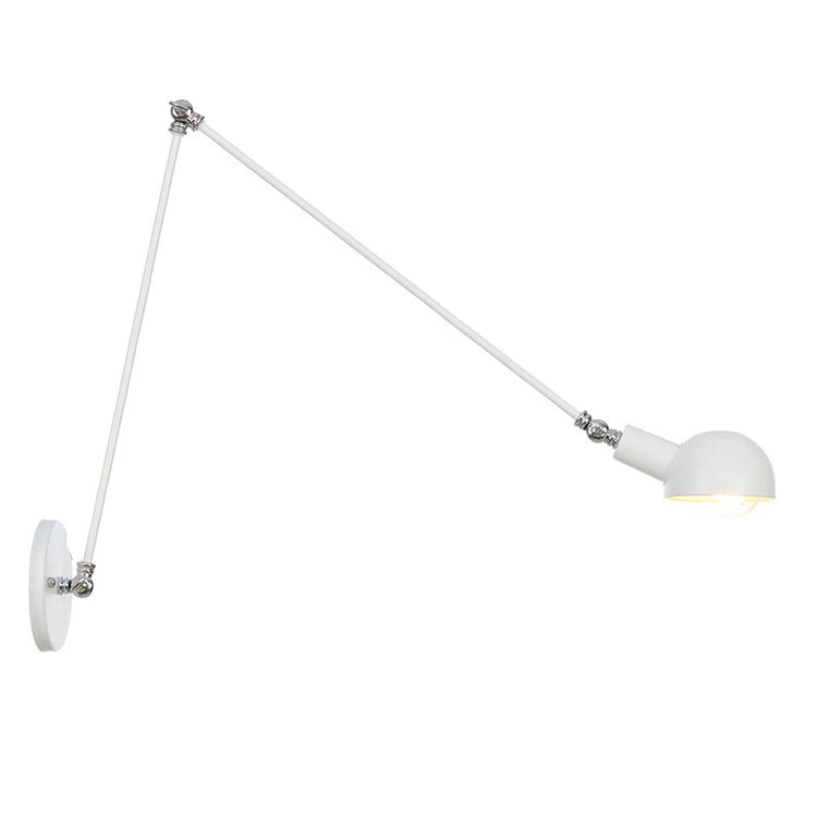 Modern Creative 1-Light Wall Lamp Metal Semicircular Wall Light for Bedroom