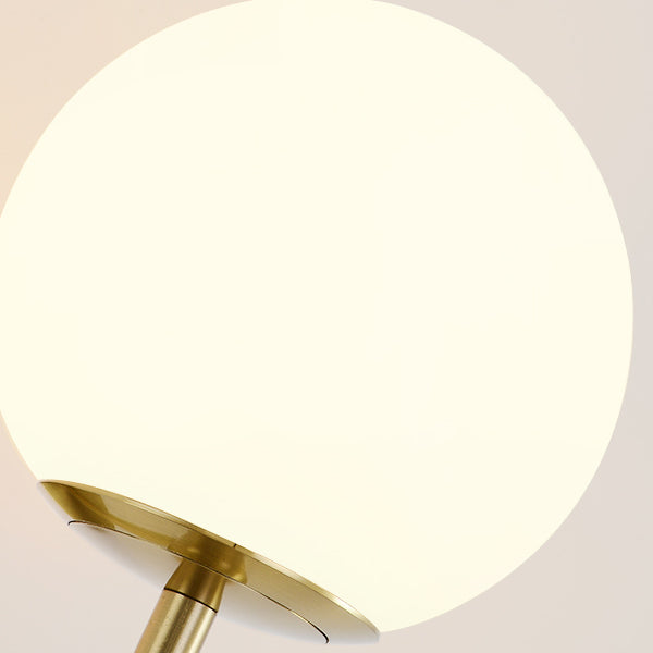Modern Creative 1-Light Wall Lamp Globe Glass Wall Light for Bedroom