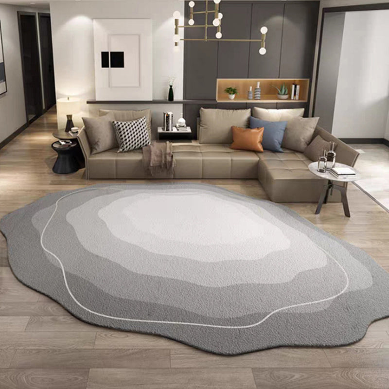 Special Shaped Carpet Modern Polyester Rug Washable Carpet for Home Decoration